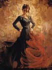 Flamenco Dancer Flamenco II painting